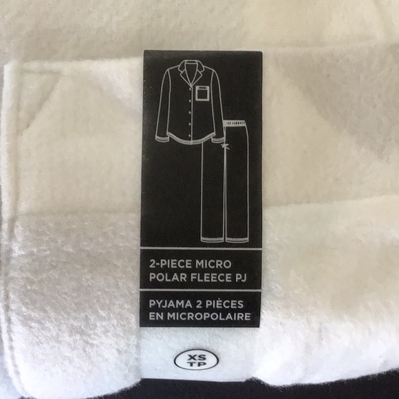 La Vie En Rose 2 piece Micro Polar Fleece Pyjamas - Picture 3 of 4